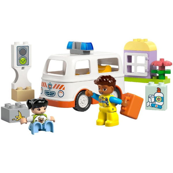 Lego Duplo 10447 Ambulance Met Chauffeur - Afbeelding 2