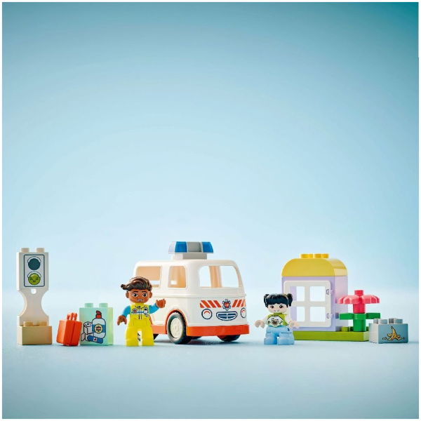 Lego Duplo 10447 Ambulance Met Chauffeur - Afbeelding 3