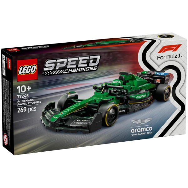 Lego Speed Champions 77245 Aston Martin Aramco F1 Amr24 Racewagen - Afbeelding 1