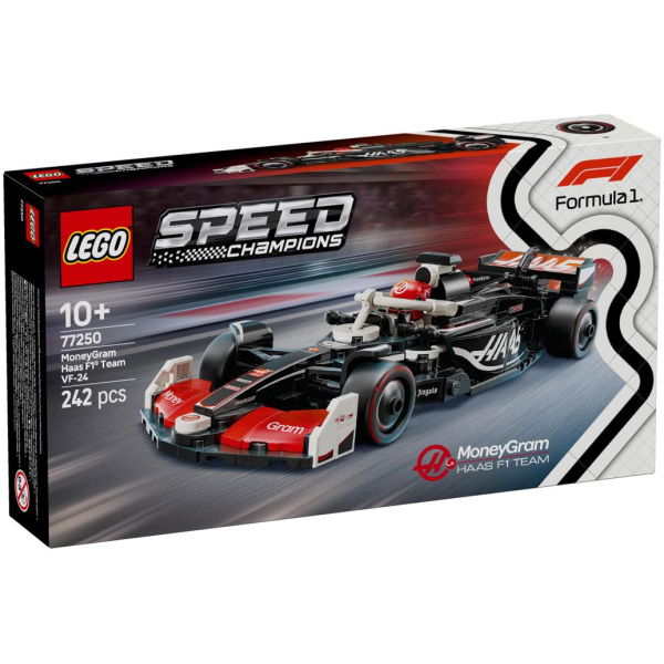 Lego Speed Champions 77250 Moneygram Haas F1 Team Vf-24 Racewagen - Afbeelding 1
