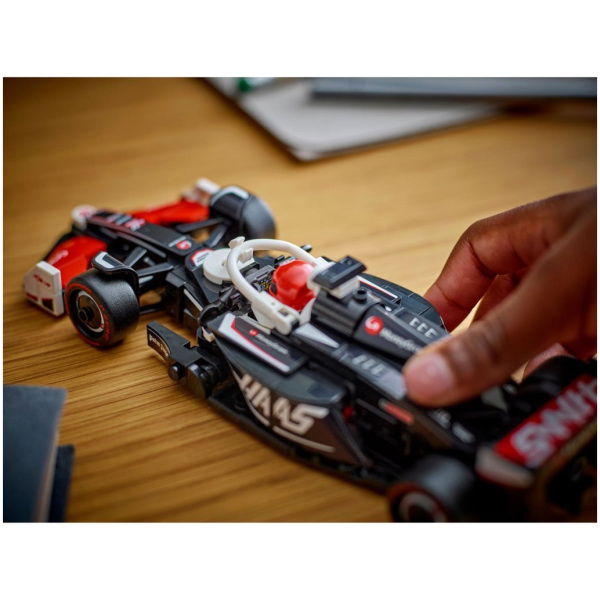 Lego Speed Champions 77250 Moneygram Haas F1 Team Vf-24 Racewagen - Afbeelding 6