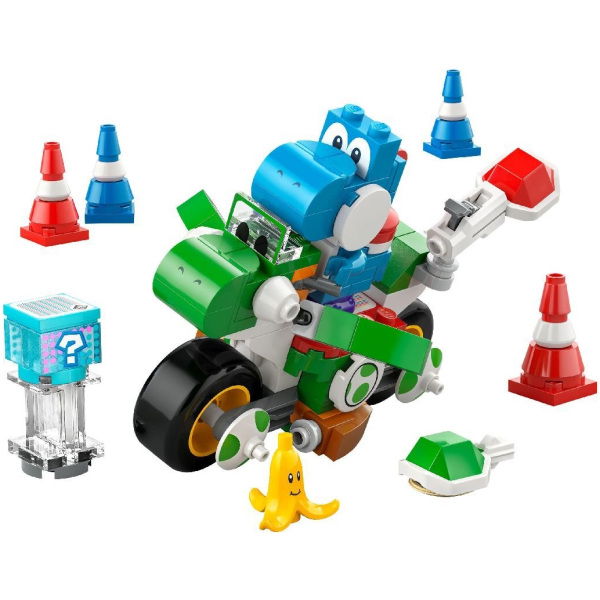 Lego Super Mario 72031 Mario Kart Yoshi-Crosser + Geluid - Afbeelding 2