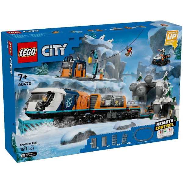 Lego City 60470 Onderzoekstrein Op De Noordpool - Afbeelding 1