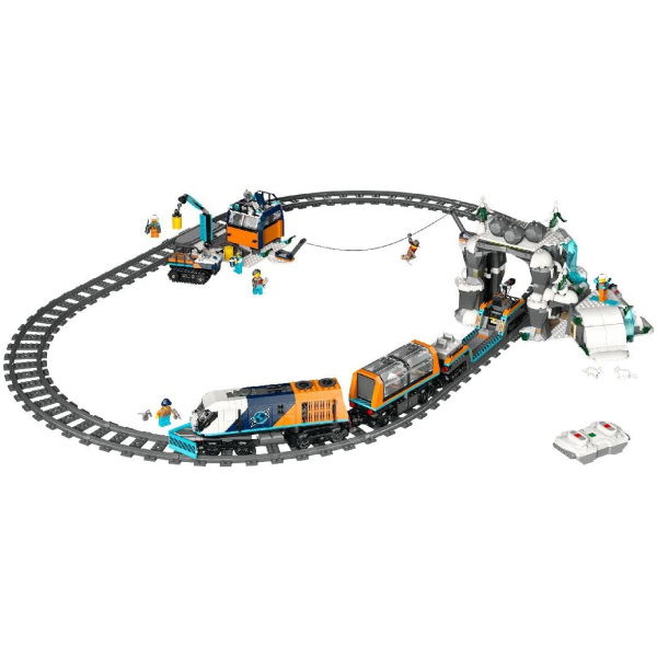 Lego City 60470 Onderzoekstrein Op De Noordpool - Afbeelding 2