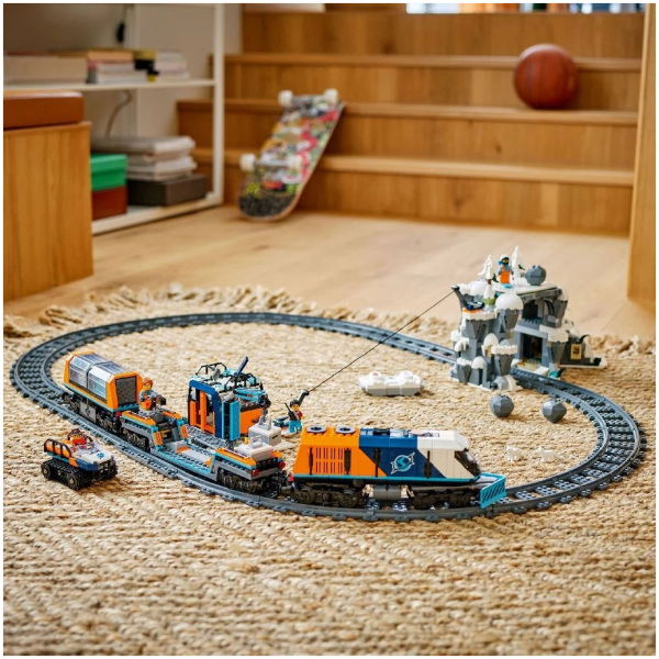 Lego City 60470 Onderzoekstrein Op De Noordpool - Afbeelding 3