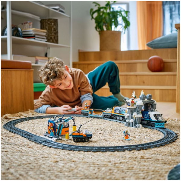 Lego City 60470 Onderzoekstrein Op De Noordpool - Afbeelding 5