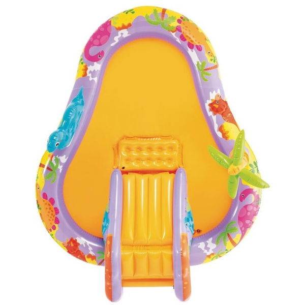 Intex 56139Np Opblaasbaar Speelzwembad Dino Park Met Glijbaan 201X157X69Cm - Afbeelding 4