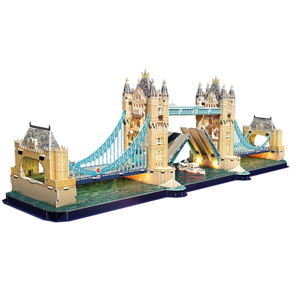 Cubic Fun 3D Puzzel Tower Bridge + Led Verlichting 222 Stukjes - Afbeelding 2