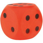 Basic Dobbelsteen Soft Rood 16 Cm