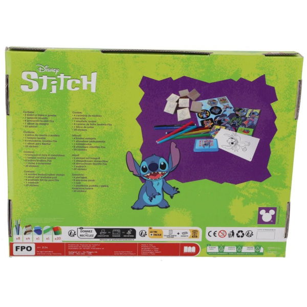 Disney Stitch Stempeldoos 22-Delig - Afbeelding 2