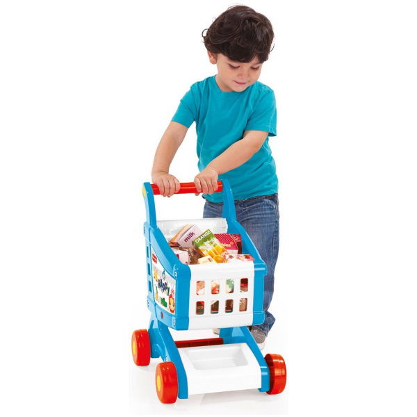 Dolu Fisher Price Boodschappenkar + Accessoires Wit/Blauw/Rood - Afbeelding 2