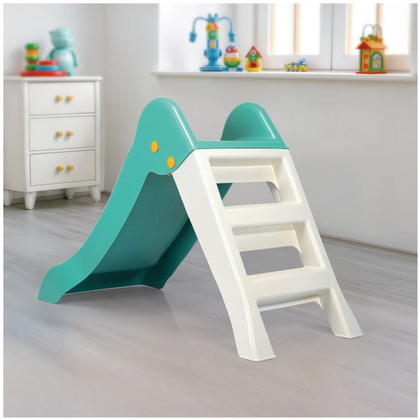 Dolu Glijbaan 70.5X117X48.5 Cm Wit/Groen - Afbeelding 2