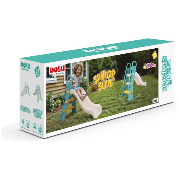 Dolu Glijbaan 60.5X135X90 Cm Wit/Groen - Afbeelding 4