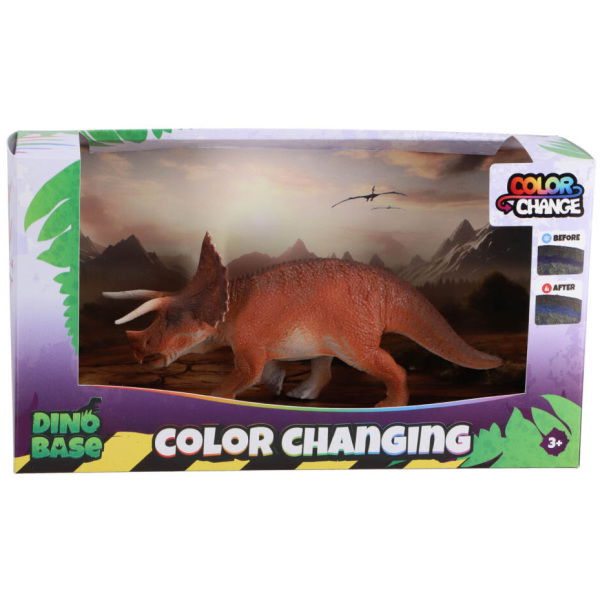 Overige Merken Dinobase Color Change Dino Triceraptops - Afbeelding 1