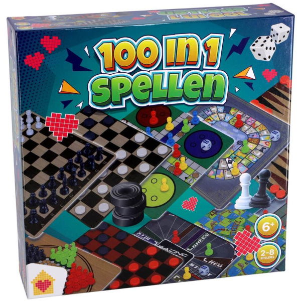 Overige Merken Spellendoos 100In1 Spellen - Afbeelding 1