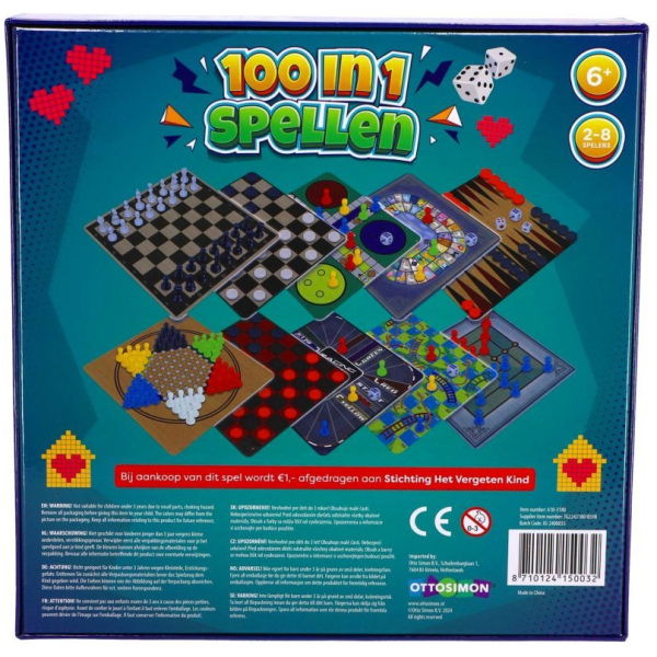 Overige Merken Spellendoos 100In1 Spellen - Afbeelding 6