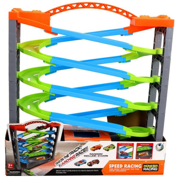 Overige Merken Racebaan Deluxe 5 Lagen + 2 Racewagens - Afbeelding 5