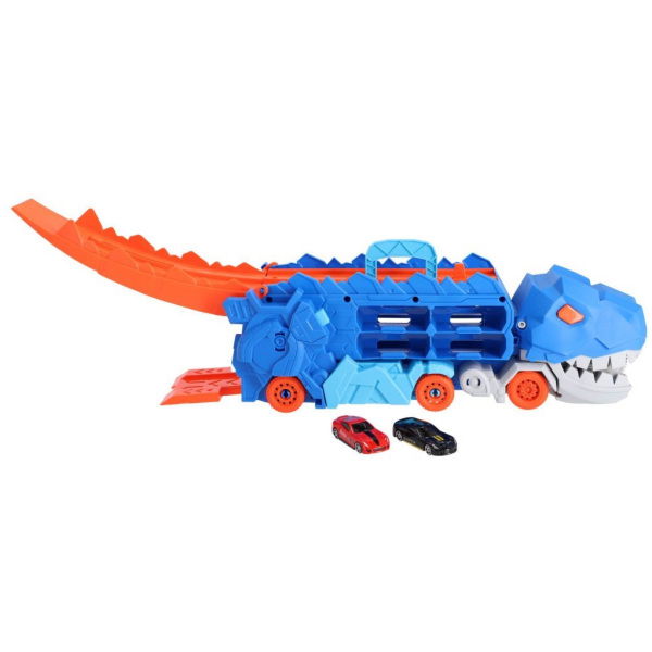 Overige Merken Transporter Dino + 2 Die-Cast Voertuigen Assorti - Afbeelding 6