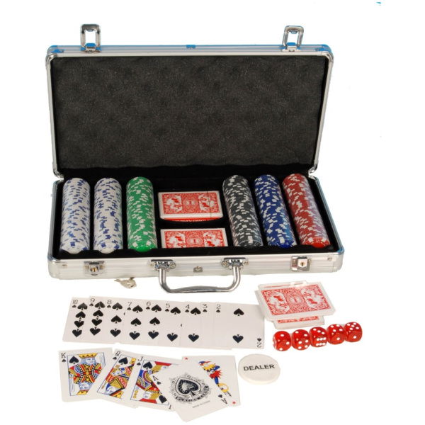Basic Poker Set In Aluminium Koffer - Afbeelding 1
