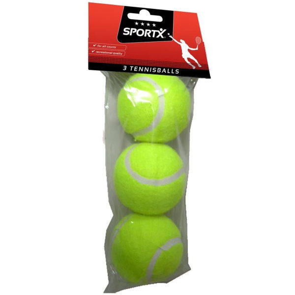 Sportx Tennisballen 3 Stuks - Afbeelding 1