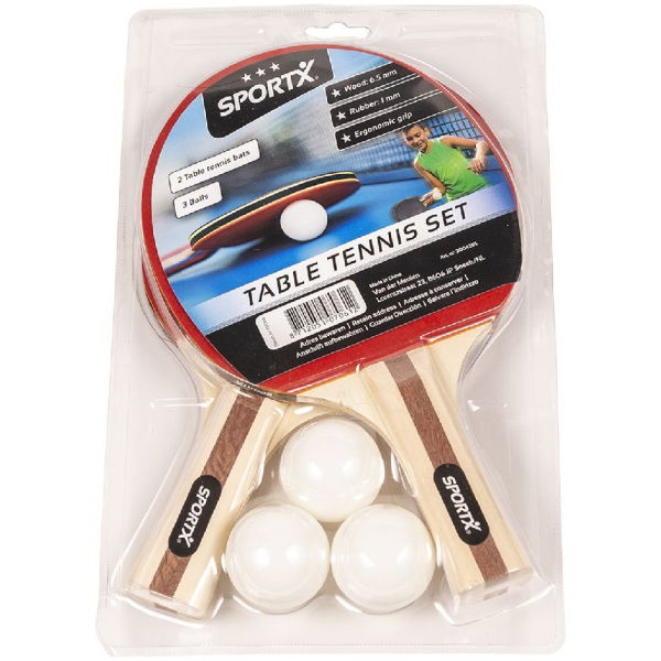 Sportx Tafeltennis Set 5-Delig - Afbeelding 1