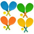 Summertime Tennisset 3-Delig Assorti - Afbeelding 3