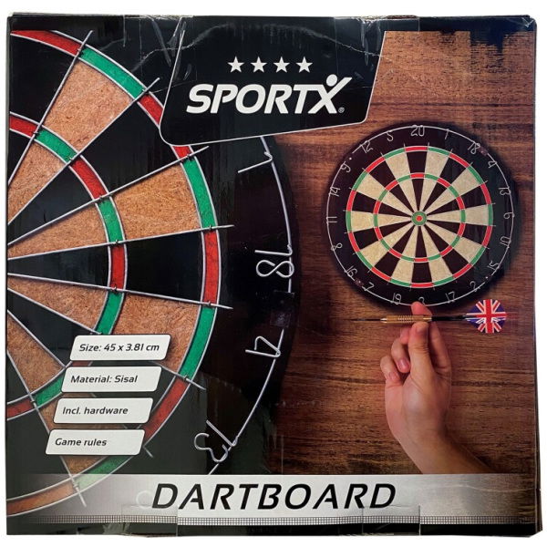 Sportx Dartbord 45 Cm Sisal - Afbeelding 2