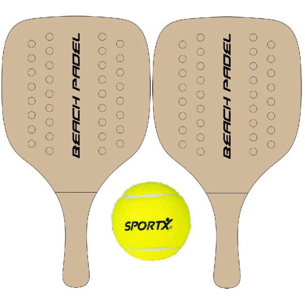 Summertime Houten Beach Padel Set - Afbeelding 1