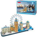 Cubic Fun City Line 3D Puzzel Londen 107 Stukjes
