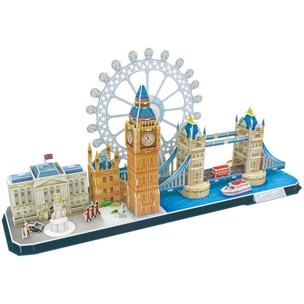 Cubic Fun City Line 3D Puzzel Londen 107 Stukjes - Afbeelding 2