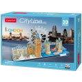 Cubic Fun City Line 3D Puzzel Londen 107 Stukjes - Afbeelding 3