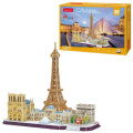 Cubic Fun City Line 3D Puzzel Parijs 114 Stukjes