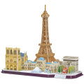Cubic Fun City Line 3D Puzzel Parijs 114 Stukjes - Afbeelding 2