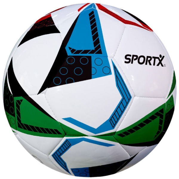 Sportx Voetbal Triangle Froster 330-350 G Wit/Groen/Rood/Blauw - Afbeelding 1