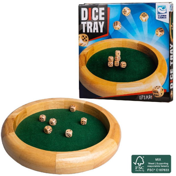 Clown Games Dobbelbak Hout - Afbeelding 1