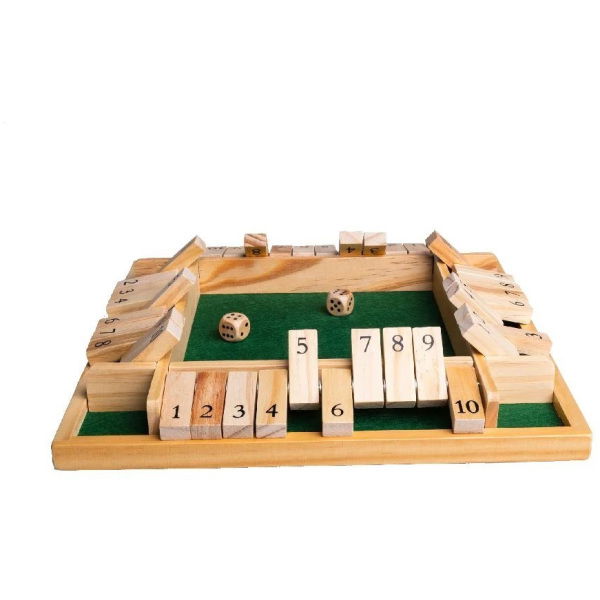 Clown Games Shut The Box Hout - Afbeelding 3