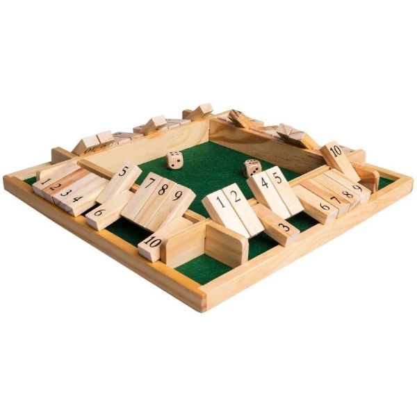 Clown Games Shut The Box Hout - Afbeelding 4
