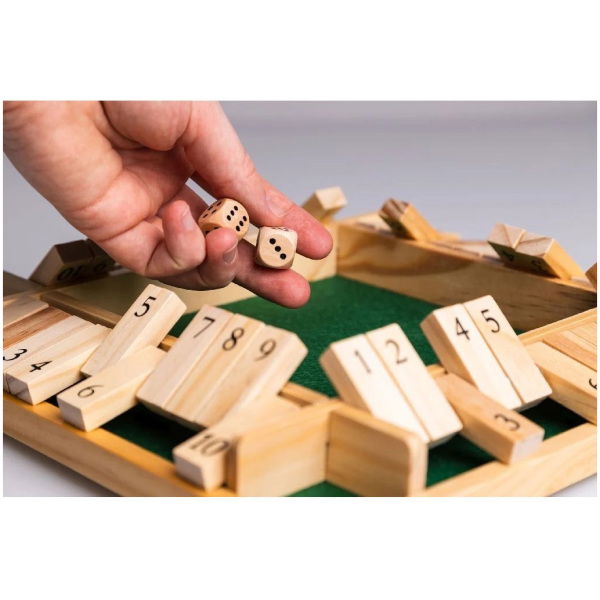 Clown Games Shut The Box Hout - Afbeelding 5