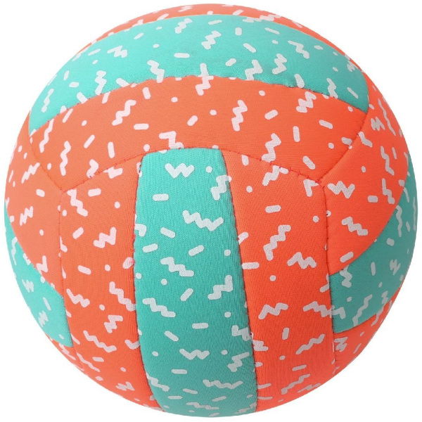 Overige Merken Volleybal Neopreen 21 Cm Mint/Rood - Afbeelding 1