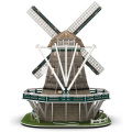 Cubic Fun 3D Puzzel Molen + Licht 64 Stukjes - Afbeelding 4