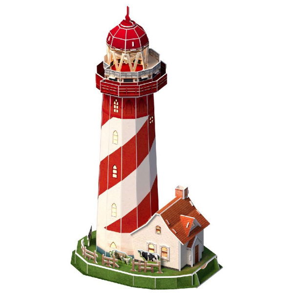 Cubic Fun 3D Puzzel Vuurtoren + Licht 51 Stukjes - Afbeelding 1