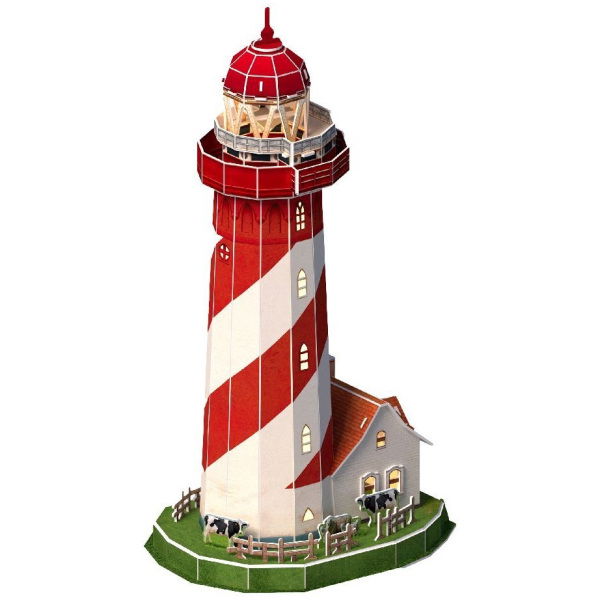 Cubic Fun 3D Puzzel Vuurtoren + Licht 51 Stukjes - Afbeelding 3