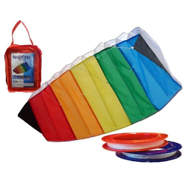 Basic Parafoil Stunter Kite 80X40Cm Met Tas - Afbeelding 1