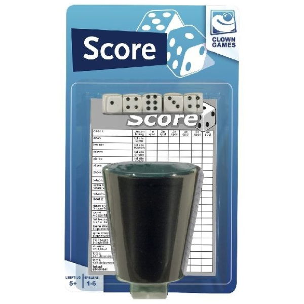 Clown Dobbelset + Scoreblok - Afbeelding 1