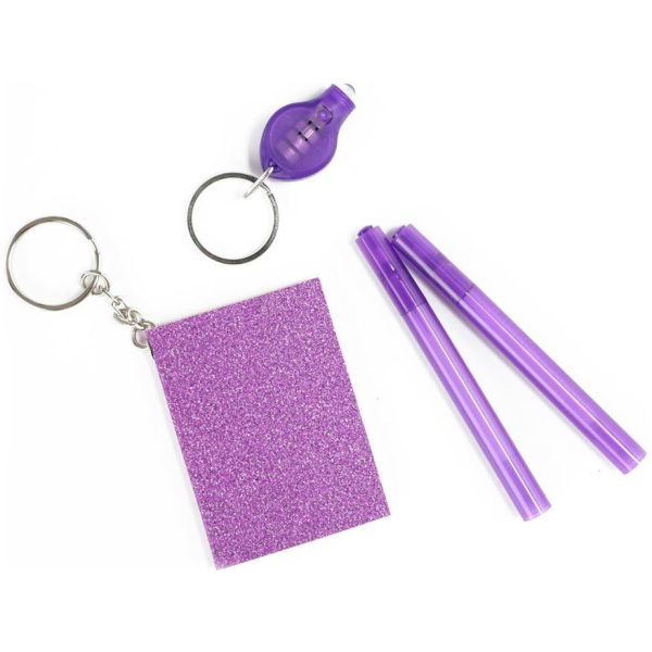 Toi-Toys Spy Pen Geheim Notitieboekje + 2 Pennen En Lampje - Afbeelding 2