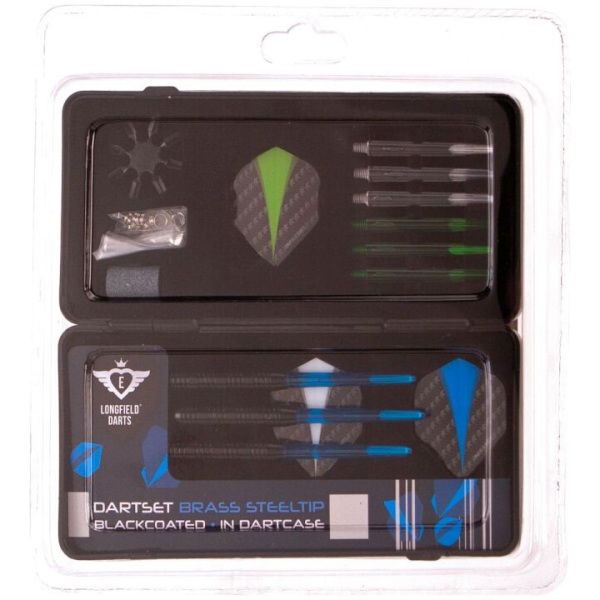 Longfield Darts Brass Steeltip Dartset - Afbeelding 1