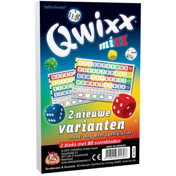 White Goblin Games Qwixx Mixx - Afbeelding 1