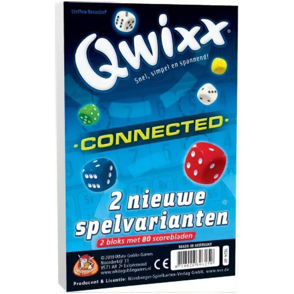 White Goblin Games Qwixx Connected Uitbreidingsset - Afbeelding 1