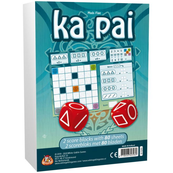 White Goblin Games Ka Pai Scoreblok - Afbeelding 1