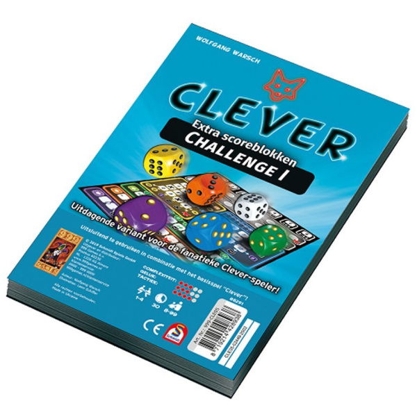 999 Games Clever Challenge Scoreblokken 2 Stuks - Afbeelding 1